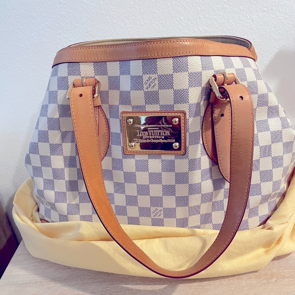 Louis Vuitton Damier Azur Hampstead PM shoulder bag